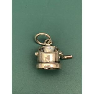.925 Flour Sifter Moveable Sterling Silver Jewelry Charm #vintage #baking